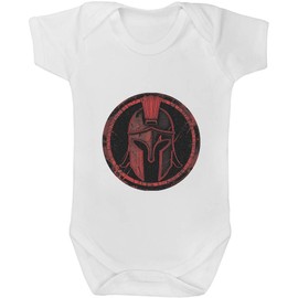 Azeeda 18-24 Month 'Spartan Helmet Front View' Baby Grow/Bodysuit (GR00144150)
