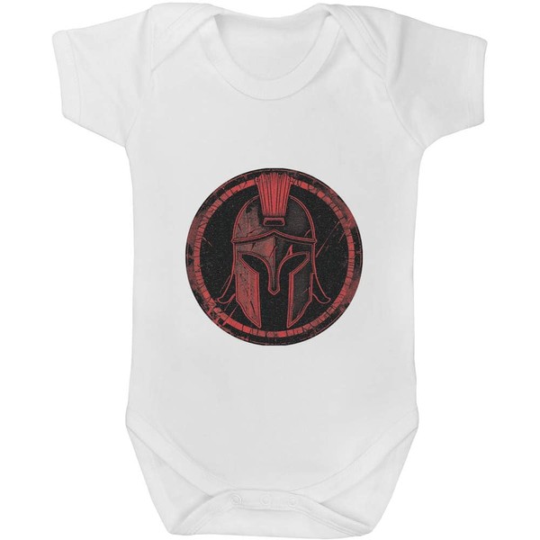Azeeda 18-24 Month 'Spartan Helmet Front View' Baby Grow/Bodysuit (GR00144150)