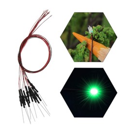 Eve Model L0603G-20-NJP SMD 0603 Chip LED Green with Resistance Included, Train Model, Railway Model, Building Model, Lighting Diorama