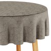 Filumi Tablecloth 140 x 220 cm Oval Beige Washable for