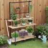 Unbranded Heavy Duty Plant Stand with Wheels Display Shelf Decor