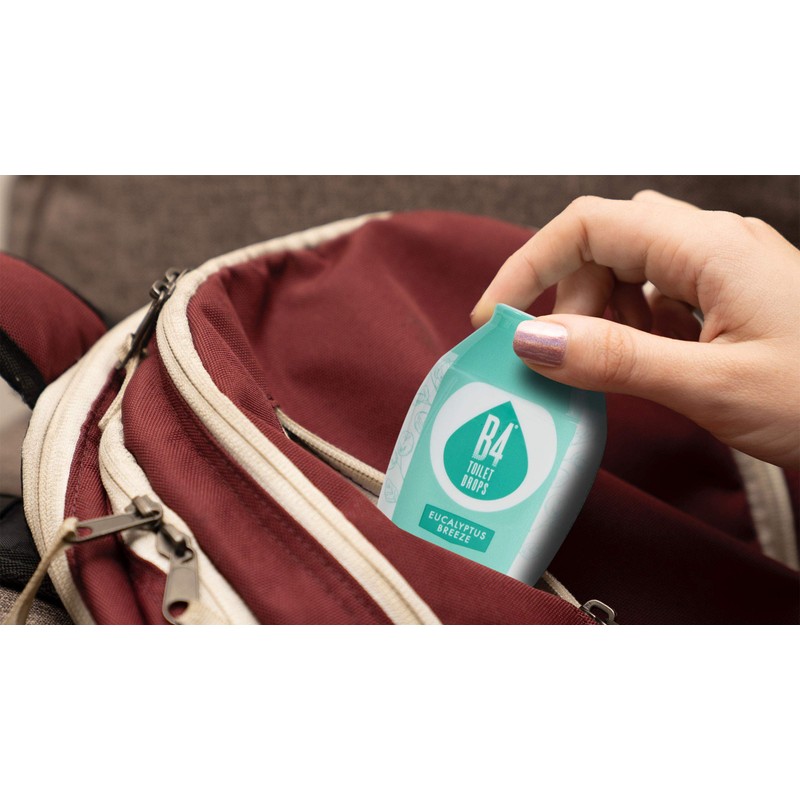 B4 Toilet Drops Toilet and Bathroom Deodorizer Drops, 3 Count,