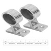 2PCS Stanchion Hand Rail Fitting 316 Stainless Steel Mirror Polishing