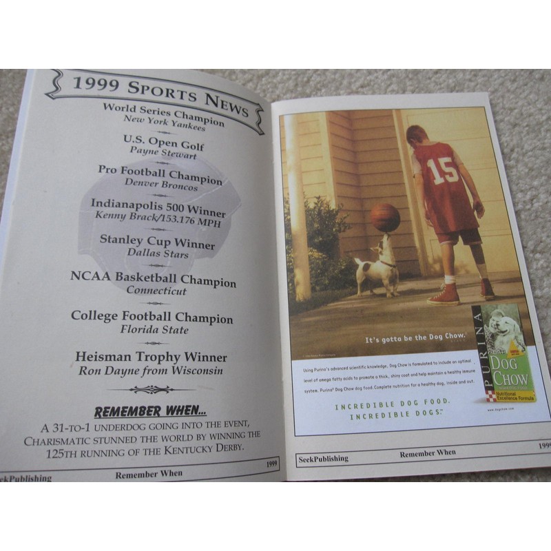 1999 Remember When (A Nostalgic Look Back In Time)