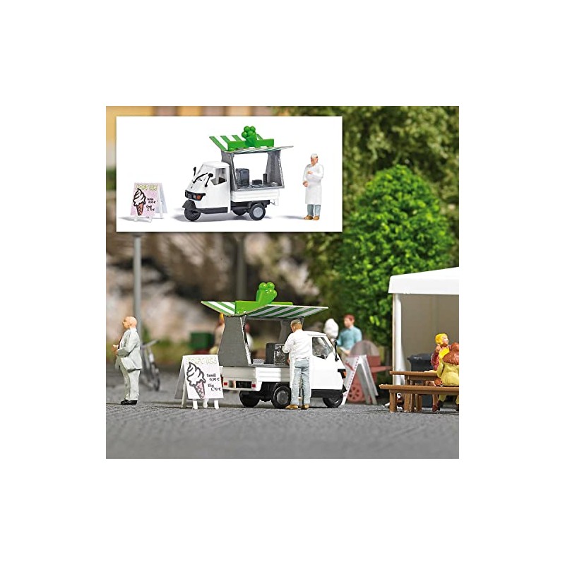 Busch - A set: soft ice cream sale H0 (7/22)