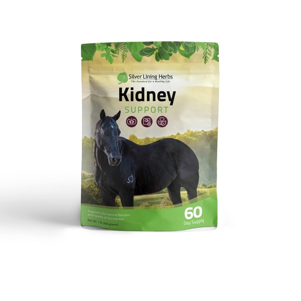 Silver Lining Herbs Equine Kidney Support - Herbal Horse Supplement - Natural Support Blend for Normal Kidney & Bladder Function - 1 lb Bag