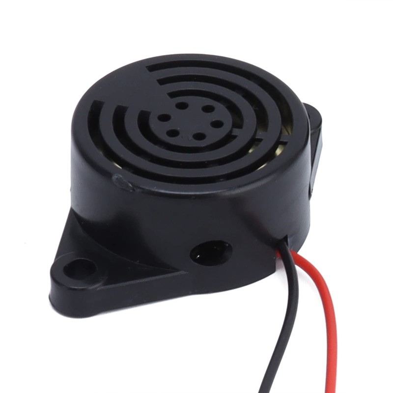 5pcs Summer Alarm ABS 12V Continuous Tone Cable Active Piezo