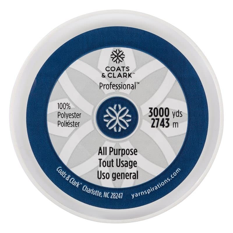 Coats & Clark Professional All Purpose Thread, 3000 yds, Buff