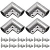 MDEOOSKY 4pcs Chain Link Fence Gate Corners Chain Link Gate