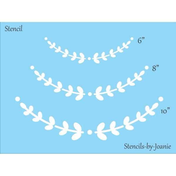 Stencils by Joanie Joanie Stencil Willow Fern Vine Branch Border