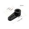 MECCANIXITY 4 Pcs Aluminum Servo Horn 15T Servo Horn Steering