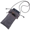 bqover Double Microfiber Suede Pouch, Soft Eyeglasses/Sunglasses Pouch with Removable