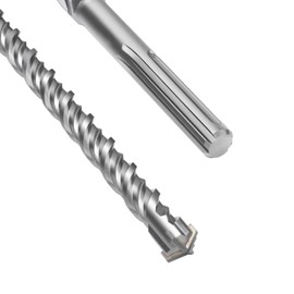 SDS Max Drill Bit 26 x 380 mm, Concrete Drill with 4 Carbide Cutting Edges and Double Helix, Hammer Drill Bit for Concrete, Stone, Natural Stone