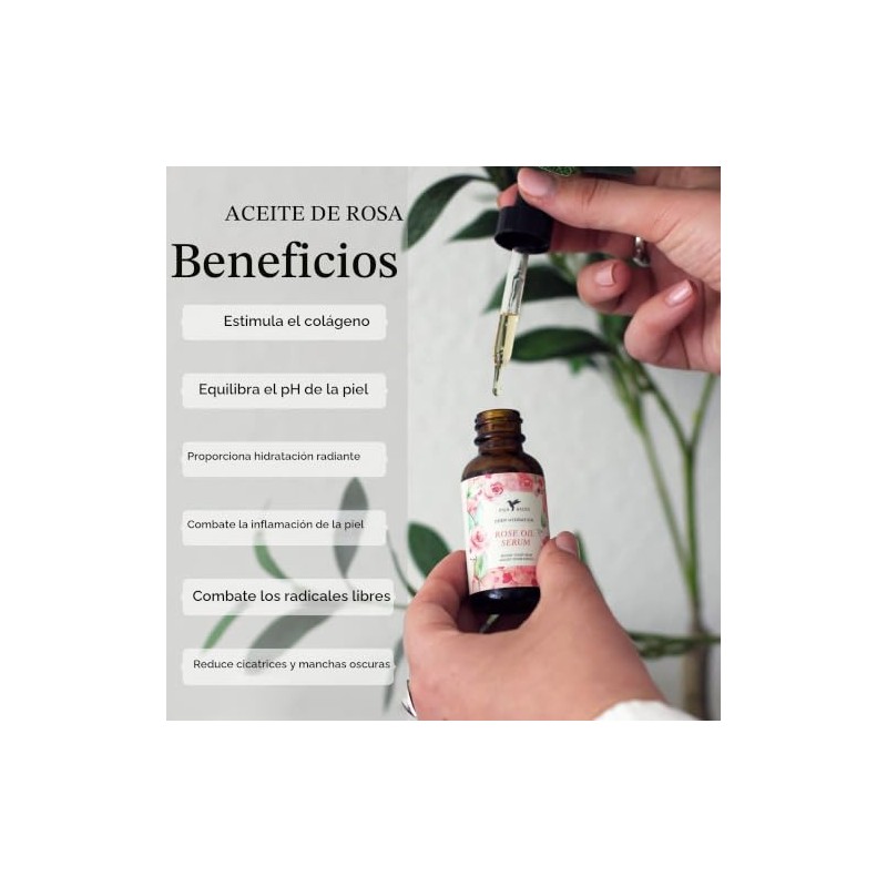 Baja Basics Aceite De Rosa Para El Rostro, Aceite Esencial