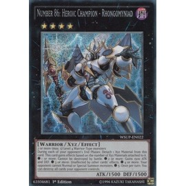 YU-GI-OH! - Number 86: Heroic Champion - Rhongomyniad (WSUP-EN022) - World Superstars - 1st Edition - Prismatic Secret Rare