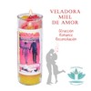 VELADORA MIEL DE AMOR | ATRACCIÓN, SEDUCCIÓN, VELA AROMÁTICA DE