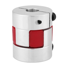 Plum Shaft Coupler, 30 x 24 mm Shaft Coupling, Shaft Connector Made of Aluminium Alloy D25 L30 for Stepper Motor (8 mm - 8 mm) Coupling