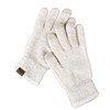 C.C Winter Warm Eco-Friendly Knit Chenille Touchscreen Texting Gloves, Ivory