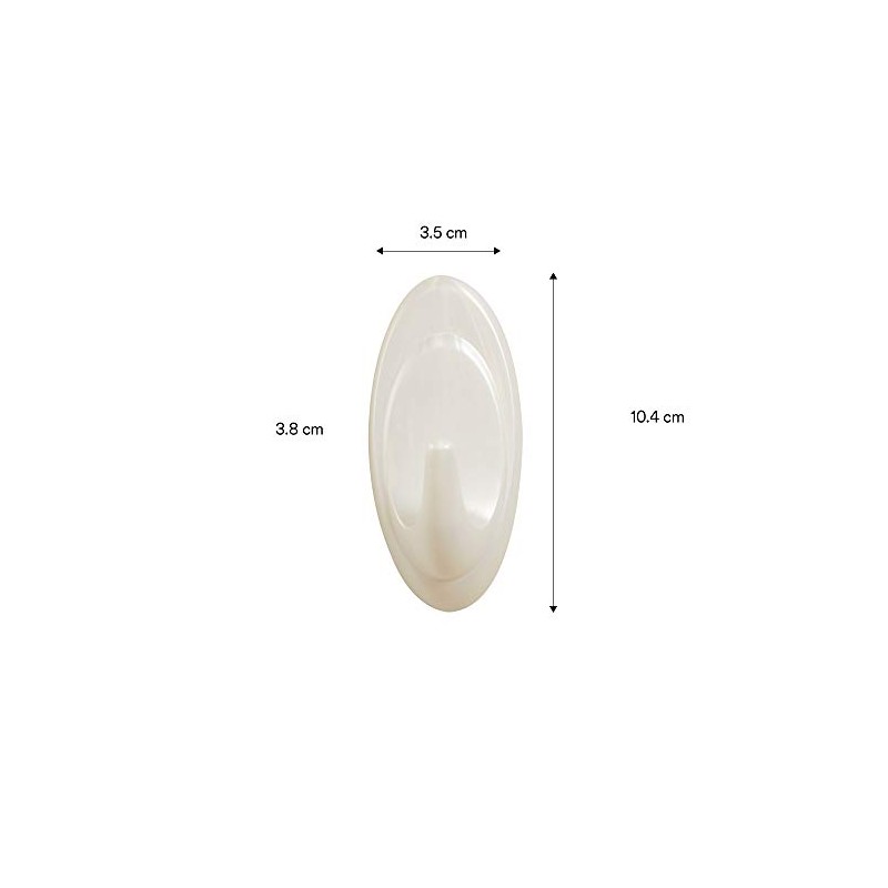 3M Command Gancho para Baño, Mediano (Modelo 17081B)