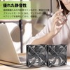 Mauknci USB Fan, 4.7 inches (12 cm), Pair of 2,