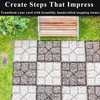 2-Pack Concrete Mold Pavers for Outside Walkway - 15.7x15.7x1.57 Concrete