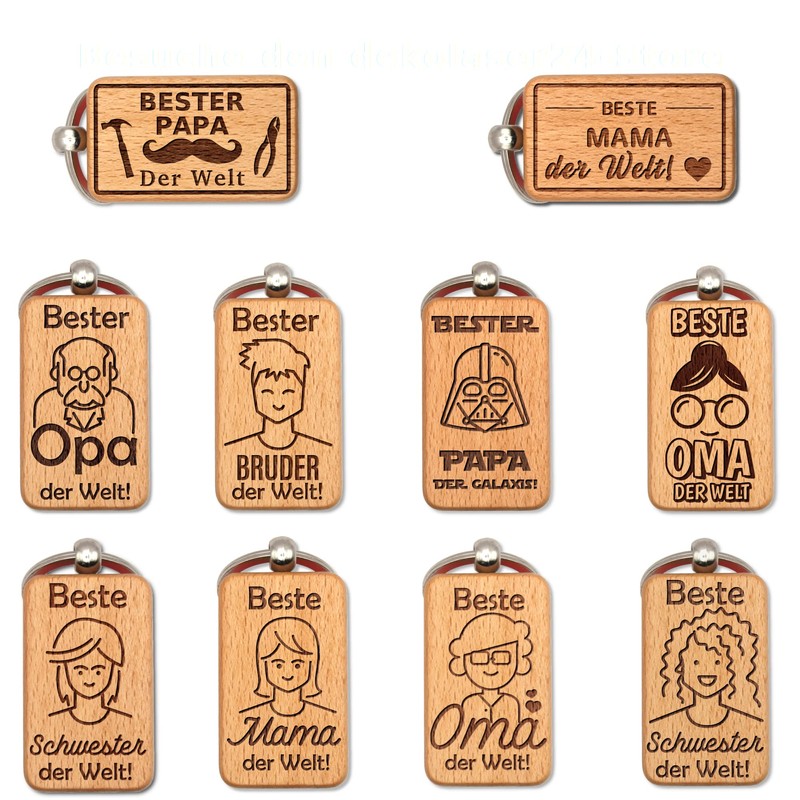 dekolaser24 - Key ring mountain bike ECG - gift idea