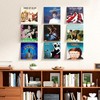 upsimples 6 Pack Clear Acrylic Shelves, 1.7" x12" Nursery Bookshelves,