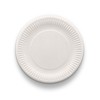 Vivopack® Paper Plates, 18 cm, Round, Pack of 100, White,