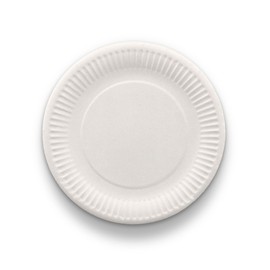 Vivopack® Paper Plates, 18 cm, Round, Pack of 100, White, Compostable, Robust Design, Fresh Fibre, Ideal for Christmas, Birthday or Camping, Disposable Tableware, Disposable Plates, Party Tableware