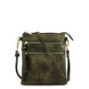 Functional Multi Pocket Crossbody Bag (Antique Gold)