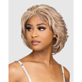 Vanessa Artisa Fashion Short Length Wavy Hair Style Synthetic Soft Ventilated Lace Wigs - WIDE I AZALEA (SIENNA)