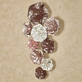 Touch of Class Sadira Collage Abstract Wall Art Pink And Purple Tones - Handcrafted Metal Sculpture -