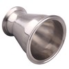 DERNORD Sanitary Fitting Reducer Fitting SUS304 Tri Clamp Ferrule Style