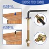 PATIKIL 8 Set Bunk Bed Bolts and Nuts Kit, M6x80mm