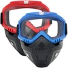 2 Pack Tactical Mask Detachable Goggle Masks Compatible with Nerf