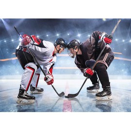 BrandMac Cuddly Blanket Ice Hockey Microfibre Fleece Blanket 100 x 140 cm