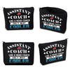 CMNIM Assistant Coach Makeup Pouch Bag Funny Sports Coaching Thank