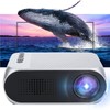 Mini Projector Silver Micro Portable 1080P LED Multi Function for