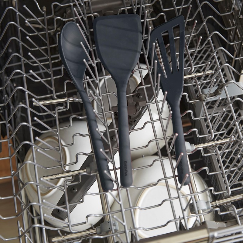 GreenPan Silicone Ultimate Fork, Mixing Stirring Serving, Cooking Kitchen Utensil,
