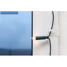 Decorative Window Hooks 17 to 20 mm Pack of 4 White