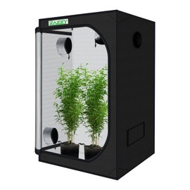 zazzy Grow Tent, 48"x48"x78" Growing Tents for Indoor Plant 600D Mylar Hydroponic Grow Tent High Reflective Growing Tent Room for Indoor Plant Fruit Flower Veg