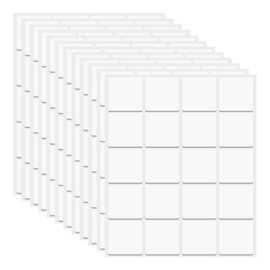 HARFINGTON 240pcs Double Sided Sticky Tape Dots, Adhesive Two Sided Nano Dots, Clear Removable Mounting Square Sticky Dots Traceless for Art Craft, Decoration, 1.18"x1.18"x0.04"