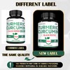 1600mg Turmeric Curcumin with 300mg Black Pepper Supplement & 100mgTurmeric