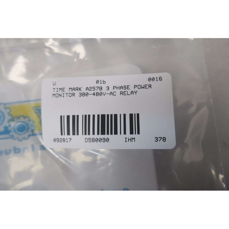 Time Mark Corp A257B Relay, Solid State, 3-Phase Power Monitor