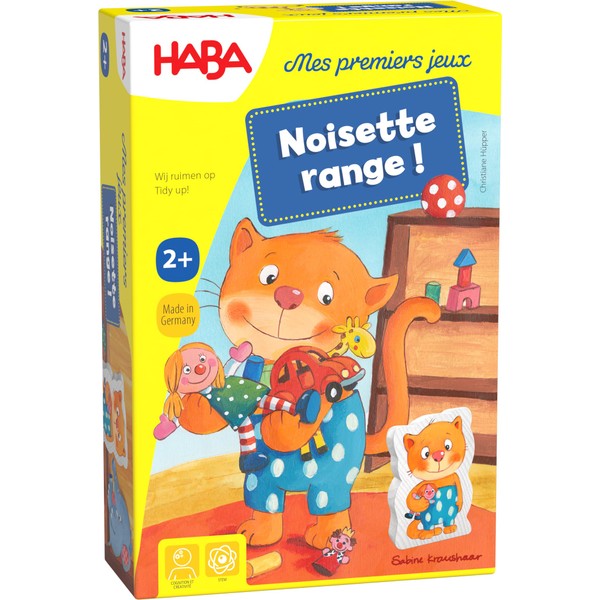 HABA Premier Games - Hazelnut - 303470 - 303470 - 303470 - Children's Wooden Social Rating - Competition and Memory - Colourful