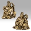 Kaikun Seven Lucky Gods, Benzaiten, Silky Gold, Buddhist Master: Hideun