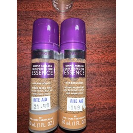 COVERGIRL 2-Covergirl Simply Ageless Skin Perfector Essence Foundation, 60 Tan Tinted Skin