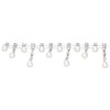 4Pcs Crystal Claw Chain Trimming Fringe Simulation Diamond Chain for