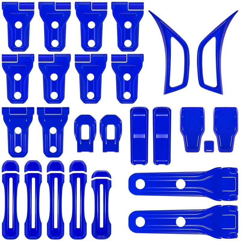 26PCS Full Set Exterior Decoration Trim Kit for Jeep Wrangler
