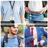 ID Card Holder Pack of 4 Key Fob Extendable Retractable